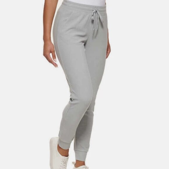 Marc New York Ribbed Drawstring Gray Joggers - Picture 1 of 9